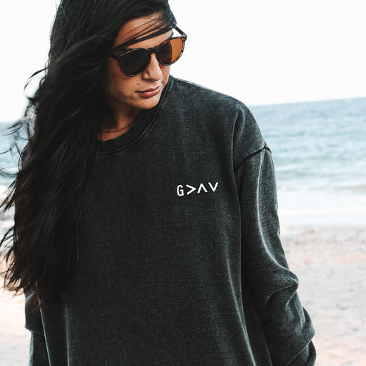 God Is Greater Than The Highs And The Lows Crewneck