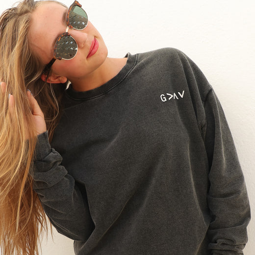 God Is Greater Than The Highs And The Lows Crewneck