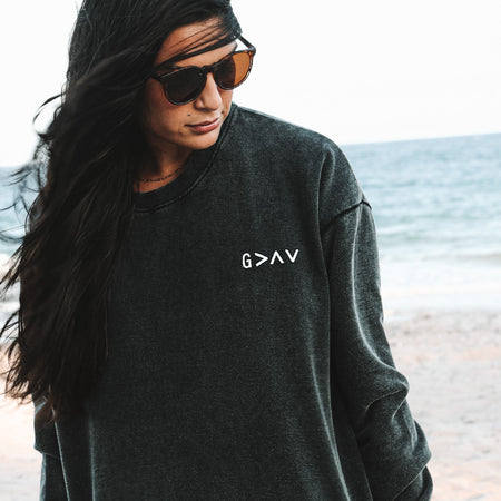 God Is Greater Than The Highs And The Lows Crewneck