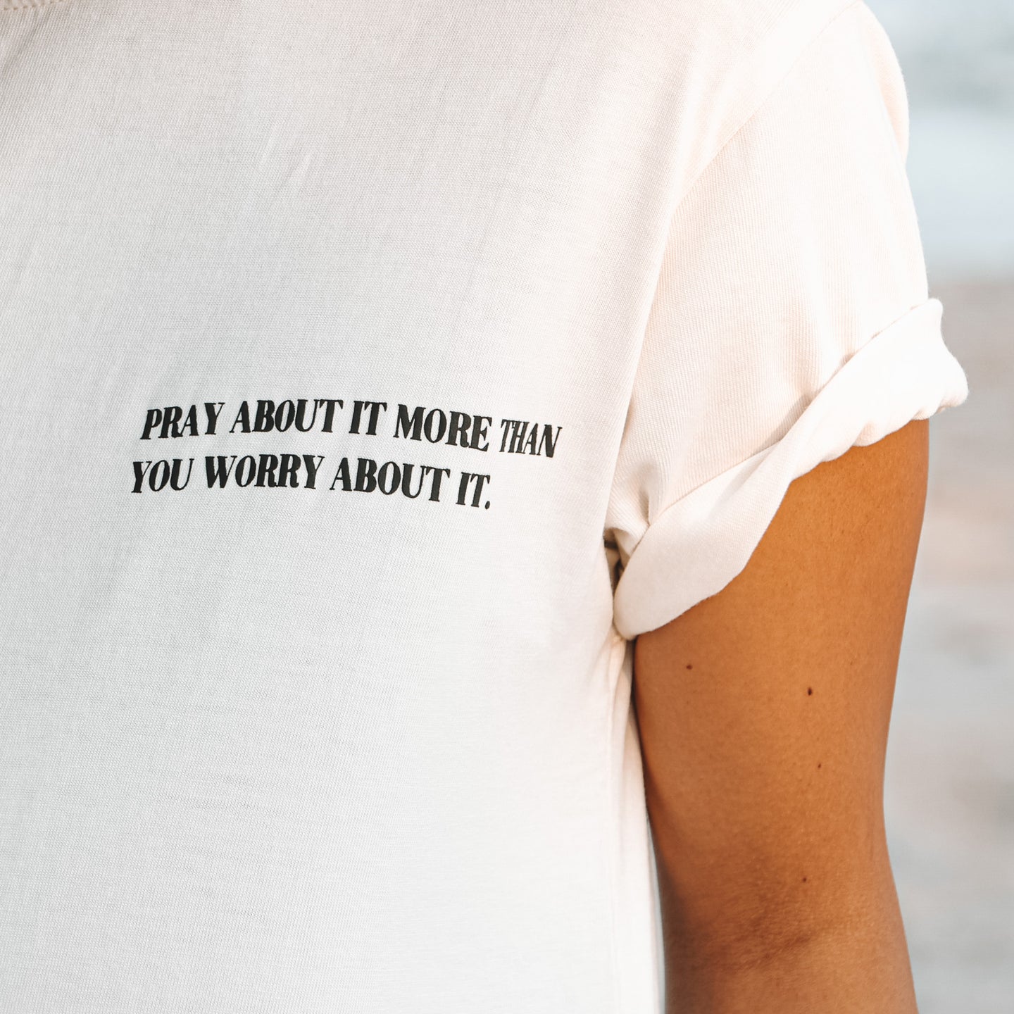 Pray More Worry Less Tee