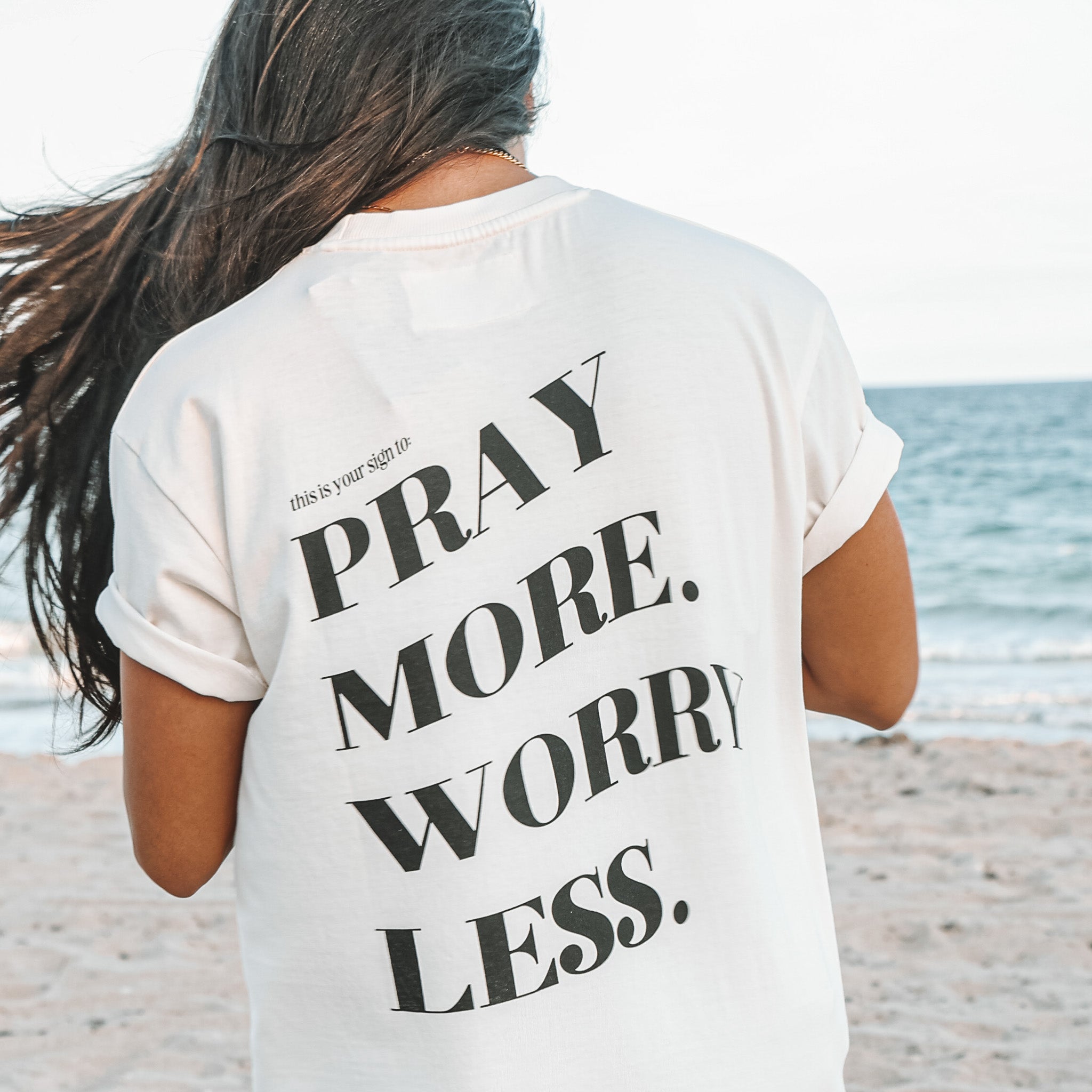Pray More Worry Less Tee