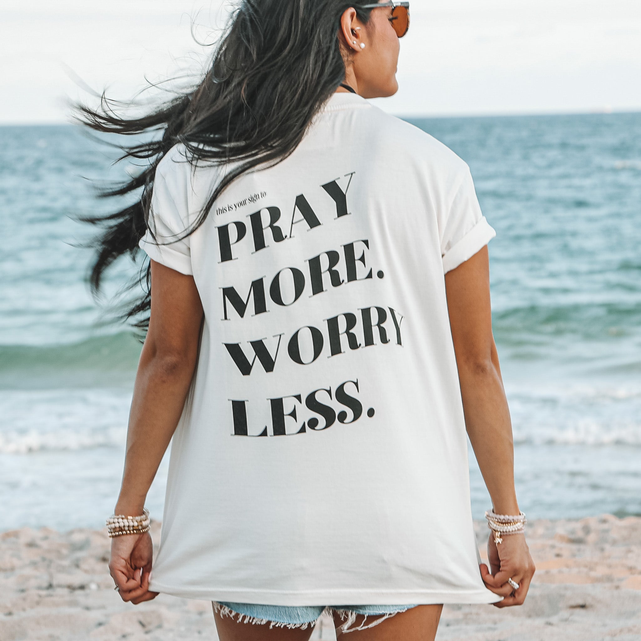 Pray More Worry Less Tee